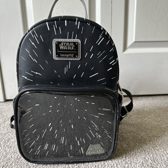 STAR WARS Disney Loungefly A New Hope Mini Backpack Pin Trader - Excellent